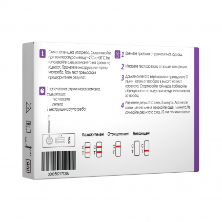 Advent Life hCG Тест за бременност (касета)