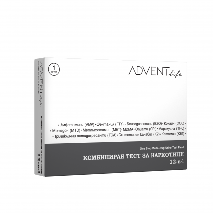 Advent Life Комбиниран тест за наркотици 12-в-1