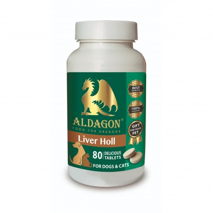ALDAGON Liver Holl Детокс за кучета и котки х80 таблетки