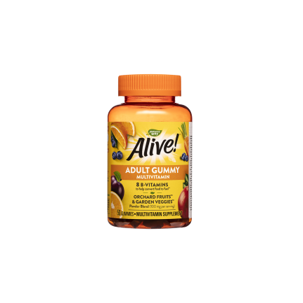 Alive! Adult Gummy Multivitamin/ Алайв! Мултивитамини, 50 желирани таблетки Nature’s Way