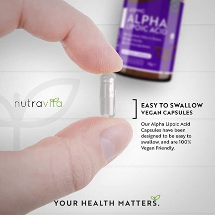 Alpha Lipoic Acid 650mg /120 капсули, 120 дози/ Nutravita