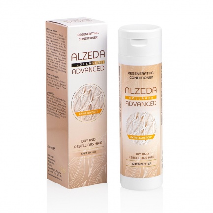 Alzeda Advanced Collagen Възстановяващ балсам с Колаген и масла за суха и изтощена коса 250 ml