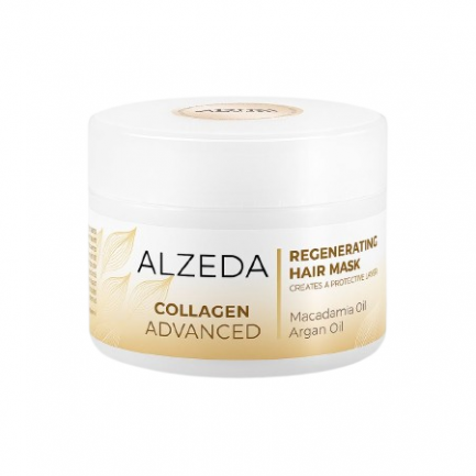 Alzeda Advenced Collagen Регенерираща маска с Колаген и масла за тънка и изтощена коса 250 ml