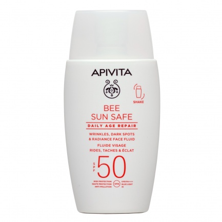 Apivita Bee Sun Safe Daily Age Repair SPF50 Флуид против стареене 50 ml