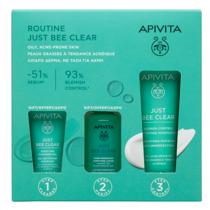 Apivita Just Bee Clear Рутина против несъвършенства