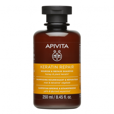 Apivita Keratin Repair Подхранващ и възстановяващ шампоан 250 ml