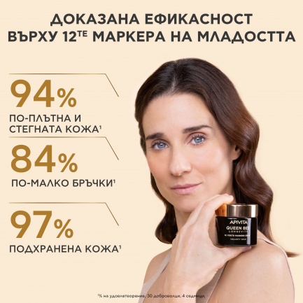 Apivita Queen Bee Longevity Кадифен богат крем 50 ml