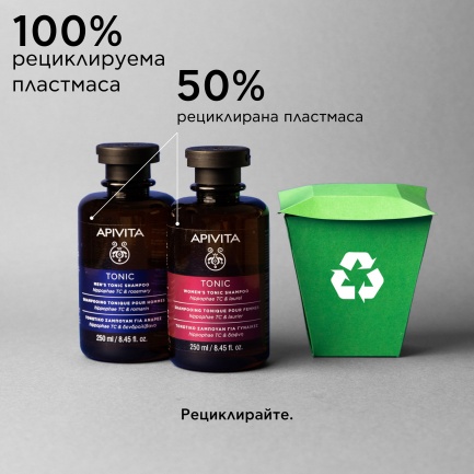 Apivita Тоник-шампоан за жени против косопад 250 ml