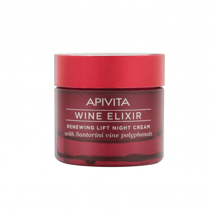 Apivita Wine Elixir Коригиращ и стягащ лифтинг крем с богата текстура 50 ml