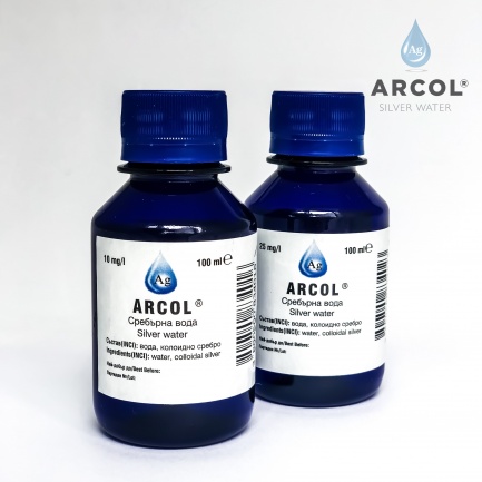 Аркол Сребърна вода Солуцио 25 mg/l 100 ml