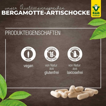 АРТИШОК + БЕРГАМОТ – Raab Vitalfood (100 капс)