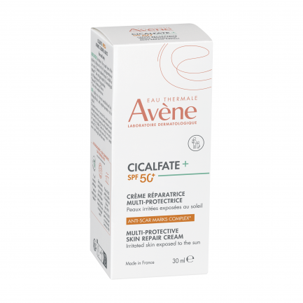 Avene Cicalfate+ SPF50+ Мулти-защитен възстановяващ кожата крем 30 ml