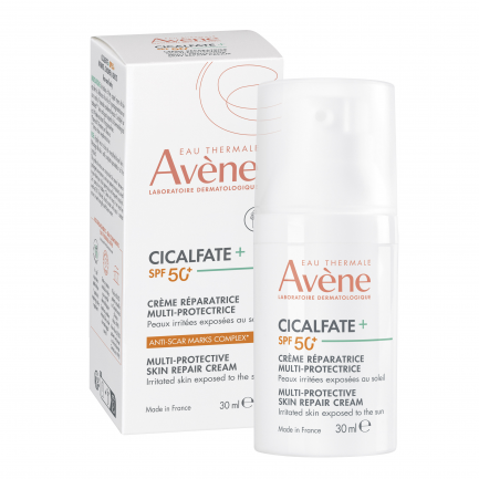 Avene Cicalfate+ SPF50+ Мулти-защитен възстановяващ кожата крем 30 ml