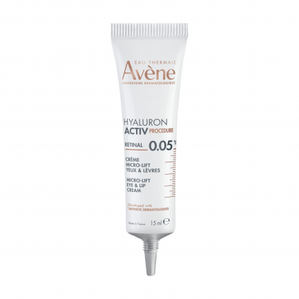 Avene Hyaluron Activ Procedure Микролифтинг крем за околоочния контур и устни с 0.05% ретинал 15 ml