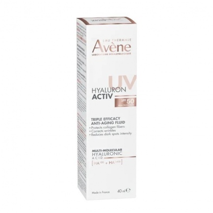 Avene Hyaluron Activ UV SPF50 Анти-ейдж флуид с тройно действие 40 ml
