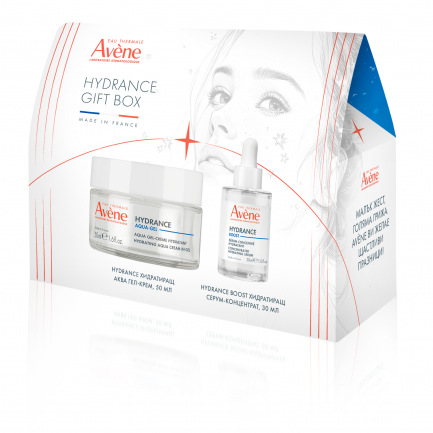 Avene Hydrance Boost Хидратиращ серум-концентрат 30 ml + Hydrance Хидратиращ аква гел-крем 50 ml