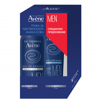 Avene Men Гел за бръснене + Балсам след бръснене