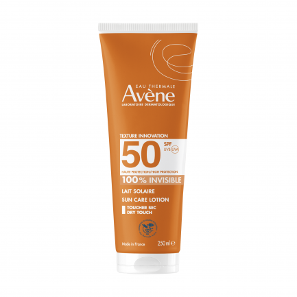 Avene SPF50 100% Невидимо слънцезащитно мляко за лице и тяло 200 ml