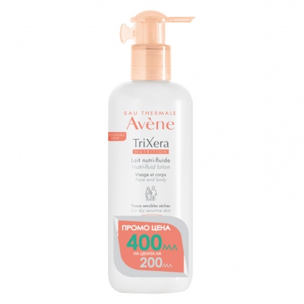 Avene Промо Trixera Нутри-флуидно мляко за много суха кожа 400 мл