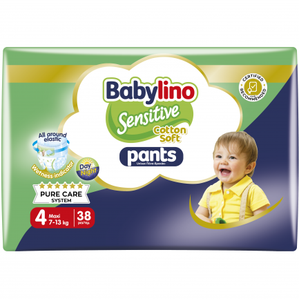 Babylino Sensitive Гащички Maxi VP N4 7-13 kg х38 броя