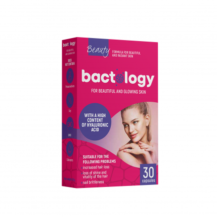 Bactology Beauty Skin Aктивна формула за сияйна и еластична кожа без бръчки х30 капсули