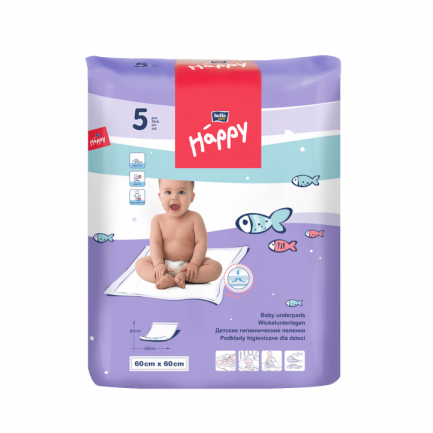 Bella Happy Чаршафи за еднократна употреба 60x60 х5 броя