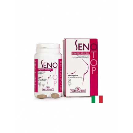 Билкова формула за бюста с Лен 200 mg и Хмел 160 mg – Senotop, 60 таблетки