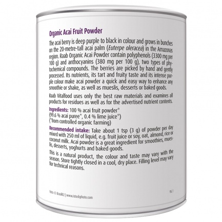 Био АКАЙ БЕРИ / ACAI BERRY – Raab Vitalfood (80 гр)