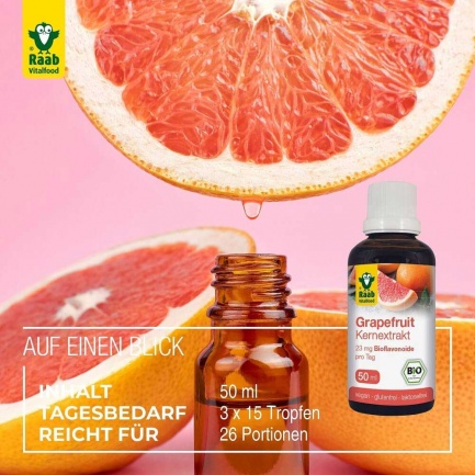 Био ГРЕЙПФРУТ Капки / GRAPEFRUIT – Raab Vitalfood (50 мл)