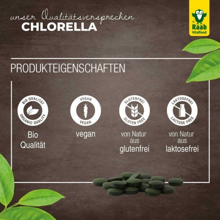 Био ХЛОРЕЛА / CHLORELLA – Raab Vitalfood (200 табл)