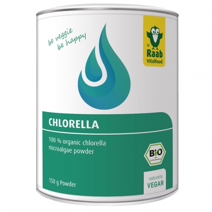 Био ХЛОРЕЛА Прах / CHLORELLA – Raab Vitalfood (150 гр)
