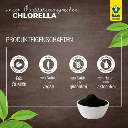 Био ХЛОРЕЛА Прах / CHLORELLA – Raab Vitalfood (150 гр)