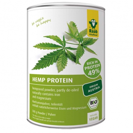 Био КОНОПЕН ПРОТЕИН / HEMP PROTEIN – Raab Vitalfood - 500 грама