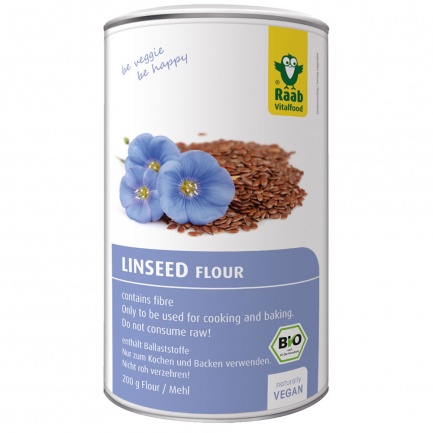 Био ЛЕНЕНО СЕМЕ / FLAXSEED – Raab Vitalfood (200 гр)