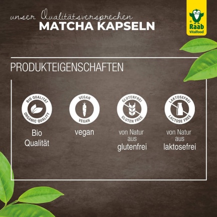 Био МАТЧА Зелен чай / MATCHA Green Tea – Raab Vitalfood (60 капс)
