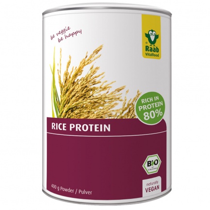 Био ОРИЗОВ ПРОТЕИН / RICE PROTEIN – Raab Vitalfood - 400 грама