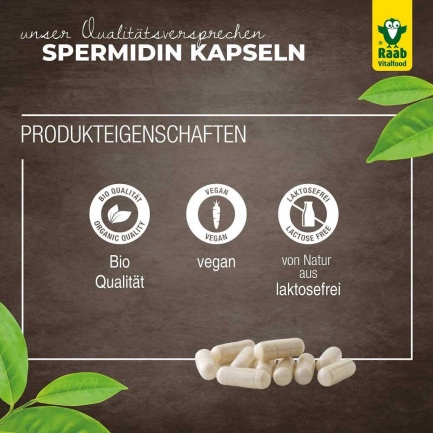 Био ПШЕНИЧЕН ЗАРОДИШ – СПЕРMИДИН – Raab Vitalfood (100 капс)