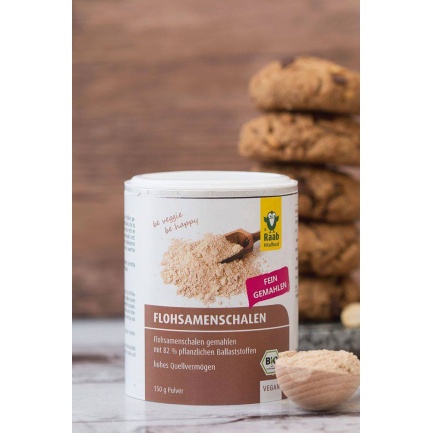 Био ПСИЛИУМ ХУСК Прах / PSYLLIUM HUSKS – Raab Vitalfood (150 гр)