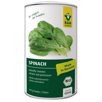 Био СПАНАК / SPINACH – Raab Vitalfood (210 гр)