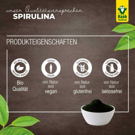 Био СПИРУЛИНА Прах / SPIRULINA – Raab Vitalfood (150 гр)