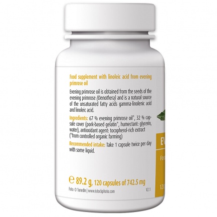 Био ВЕЧЕРНА ИГЛИКА / PRIMROSE OIL – Raab Vitalfood (120 капс)