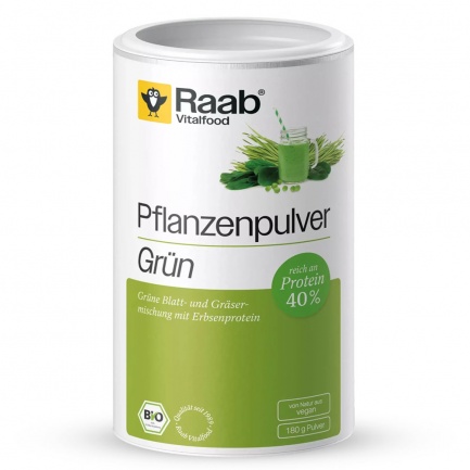 Био ЗЕЛЕНИ СУПЕРХРАНИ за Протеиново Смути – Raab Vitalfood (180 гр)