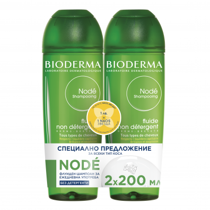 Bioderma Node Ежедневен флуид шампоан 200 ml - 2 броя