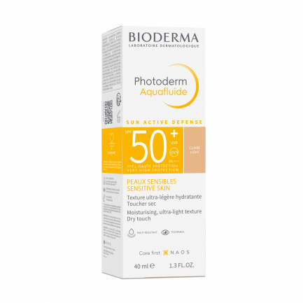 Bioderma Photoderm Aquafluid SPF50+ Тониран аквафлуид - Светъл 40 ml