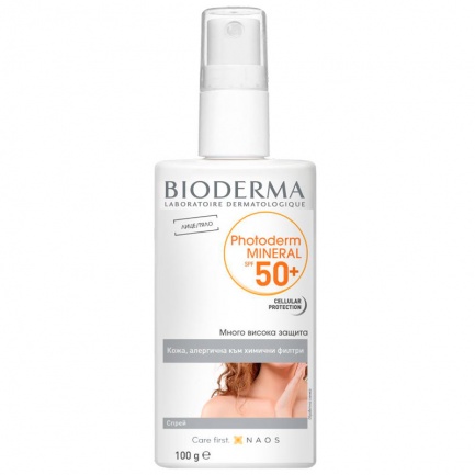 Bioderma Photoderm Mineral Слънцезащитен спрей SPF50 100 g