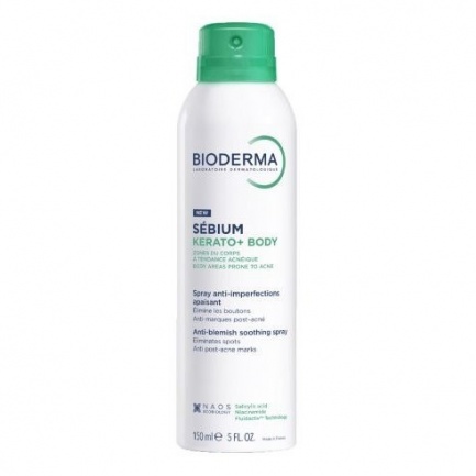 Bioderma Sebium Kerato+ 3-в-1 Спрей за тяло 150 ml