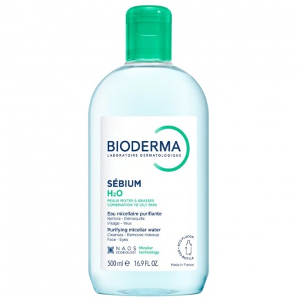 Bioderma Sebium Н2О мицеларен разтвор за мазна кожа 500 ml