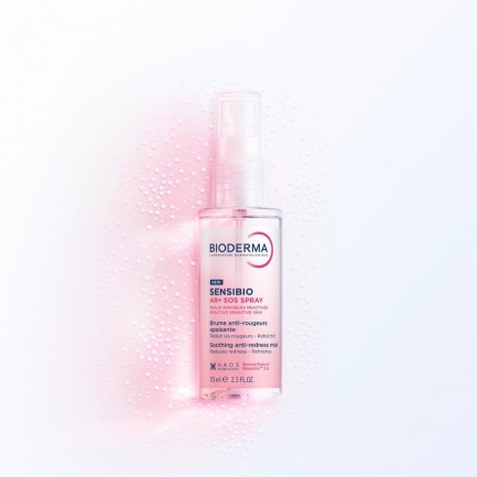 Bioderma Sensibio AR SOS Успокояващ спрей против зачервявания 70 ml
