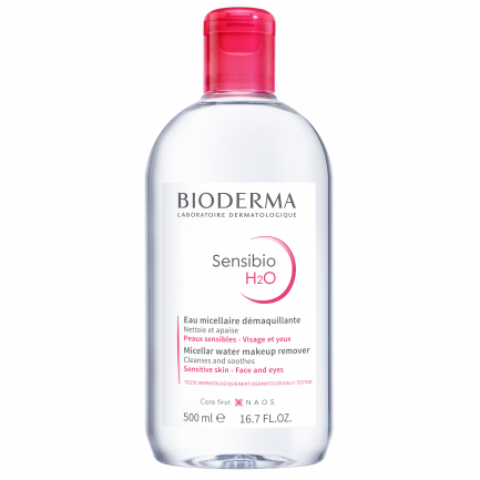 Bioderma Sensibio H2O Почистваща мицеларна вода за чувствителна кожа x500 мл