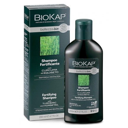 BioKap Подсилващ шампоан с куркума и хвощ - био 200 ml